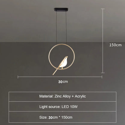 Modern Simplicity LED Wall Lamp Magpie Bird Model Light Sconce Light Indoor Lighting Home Kitchen Bedside Bedroom Living Room