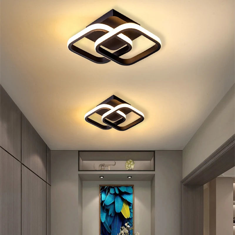 Modern LED Ceiling Light Creative Dimmable Ceiling Lamp Indoor Lighting Bedroom Corridor Balcony Aisle Office Home Decor Light