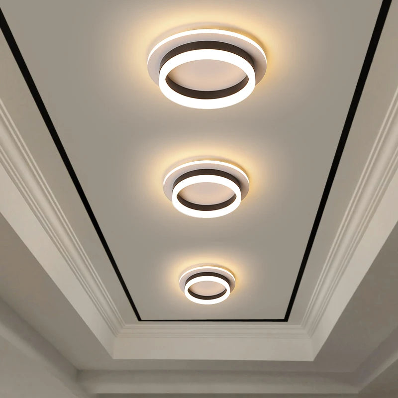Modern LED Chandelier Indoor Lighting for Corridor Hallway Surface Mounted Acrylic Ceiling Light Dimmable Lamp Lustres HOME Deco