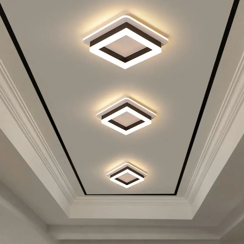 Modern LED Chandelier Indoor Lighting for Corridor Hallway Surface Mounted Acrylic Ceiling Light Dimmable Lamp Lustres HOME Deco