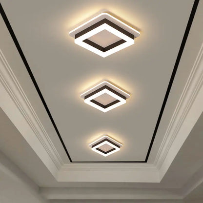 Modern LED Chandelier Indoor Lighting for Corridor Hallway Surface Mounted Acrylic Ceiling Light Dimmable Lamp Lustres HOME Deco