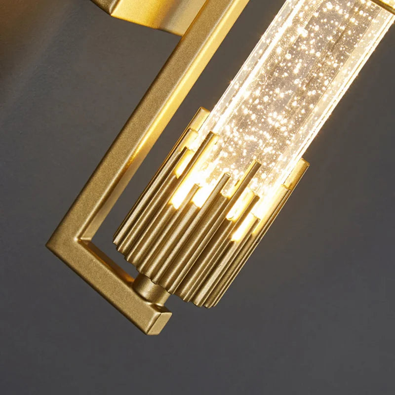 Modern Bubble Crystal Wall Lamps Indoor Lighting for Living Room Bedroom Study Background Wall Sconces Light