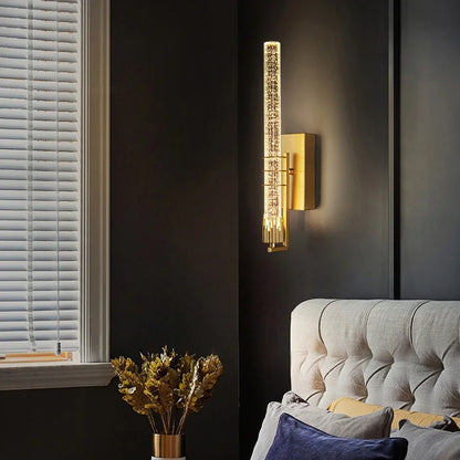 Modern Bubble Crystal Wall Lamps Indoor Lighting for Living Room Bedroom Study Background Wall Sconces Light