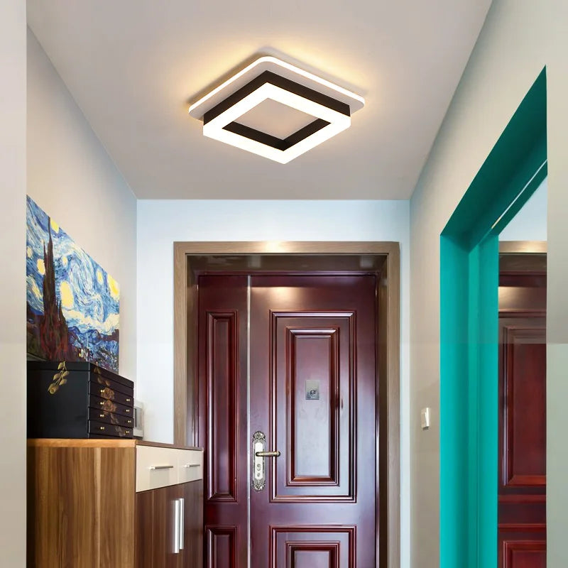 Modern LED Chandelier Indoor Lighting for Corridor Hallway Surface Mounted Acrylic Ceiling Light Dimmable Lamp Lustres HOME Deco
