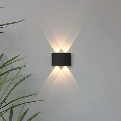 LED Wall Light Waterproof Outdoor Indoor Lighting IP65 AC86-265V 2W 4W for Garden Stair Night Light