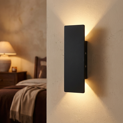 Minimalist LED Wall Sconce by Ombraly - modern wall light for bedrooms and entryways