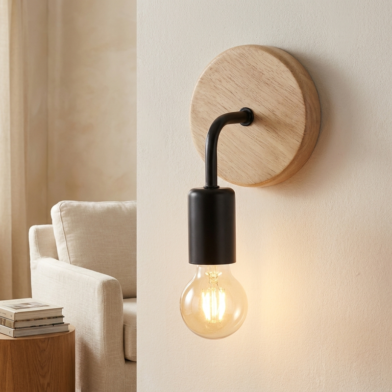 Retro LED Wall Sconce by Ombraly - vintage-style wall sconce for bedrooms and hallways