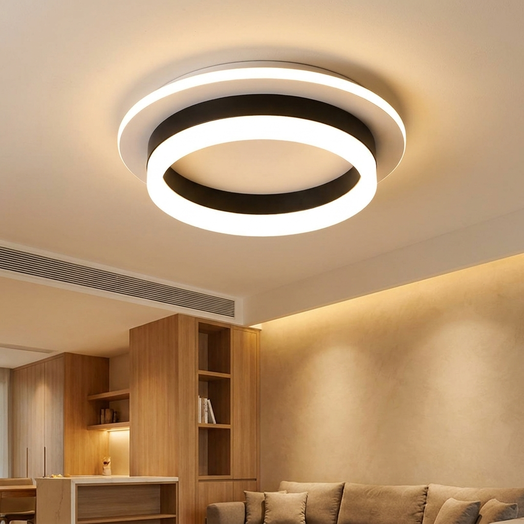 Modern LED Ceiling Chandelier by Ombraly - ceiling chandelier for hallways and bedrooms