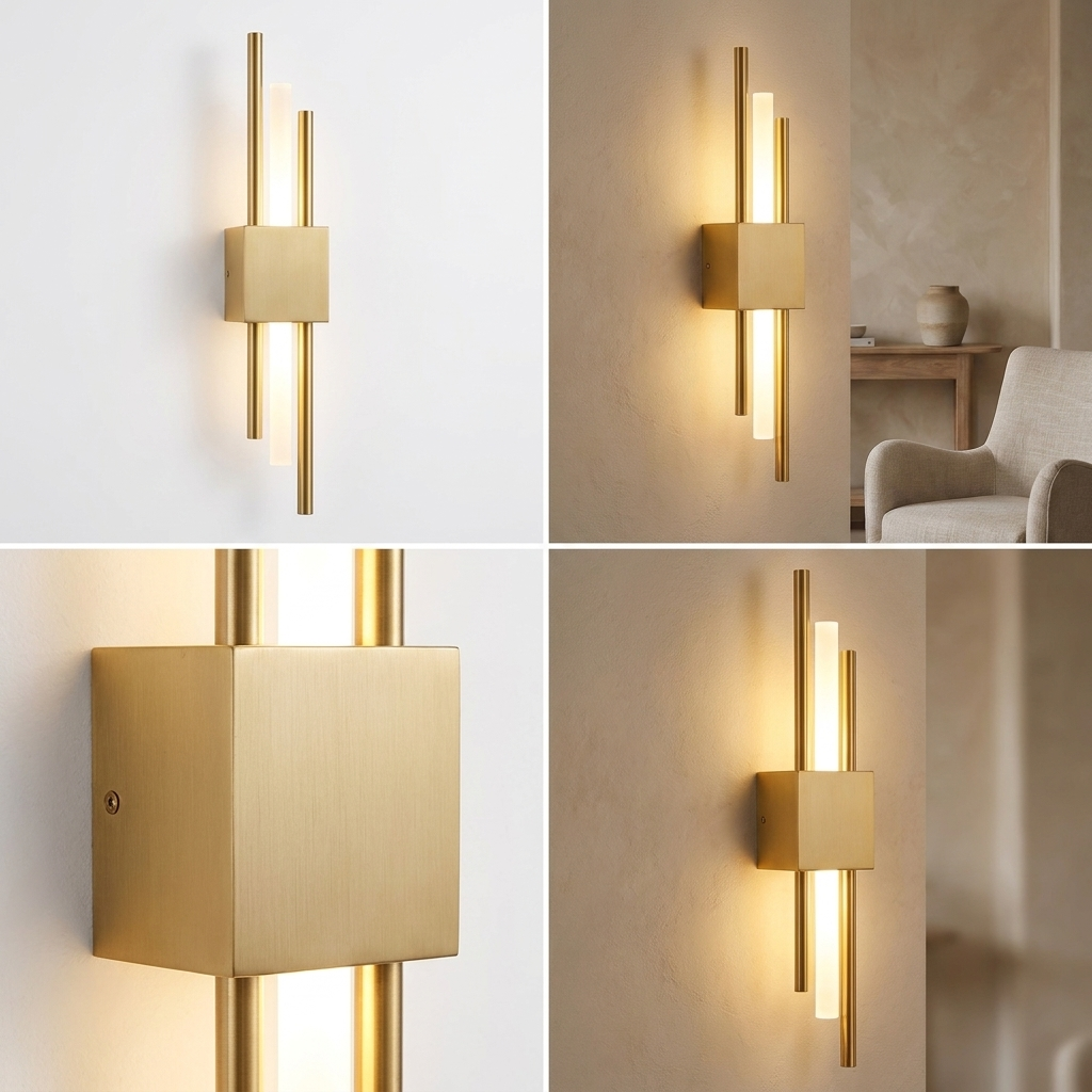 Modern Nordic LED Wall Sconce - room context