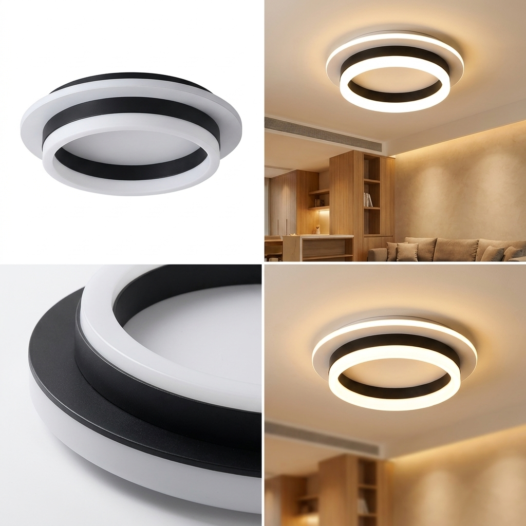 Modern LED Ceiling Chandelier - room context