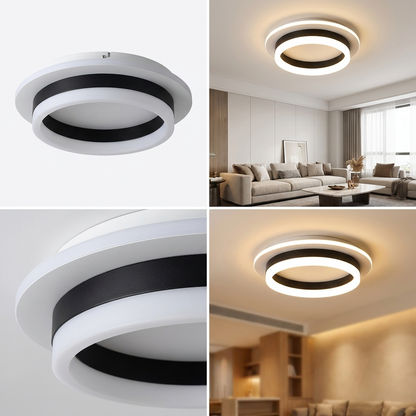 Modern LED Ceiling Chandelier - front studio shot