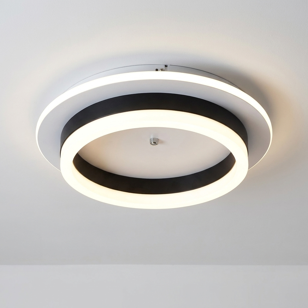 Modern LED Ceiling Chandelier - installation angle