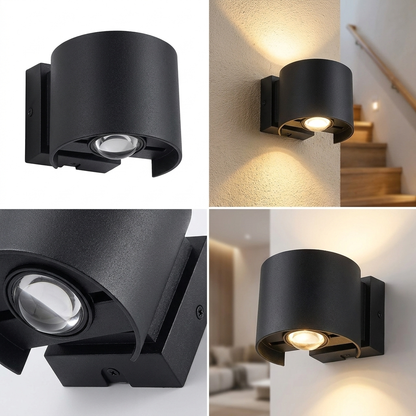 Waterproof LED Stair Wall Light - front studio shot