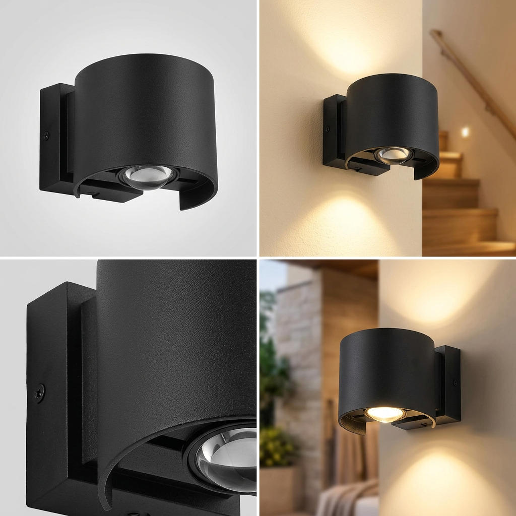 Waterproof LED Stair Wall Light - detail shot