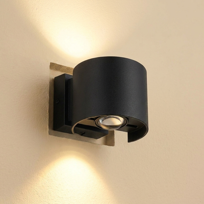 Waterproof LED Stair Wall Light - installation angle