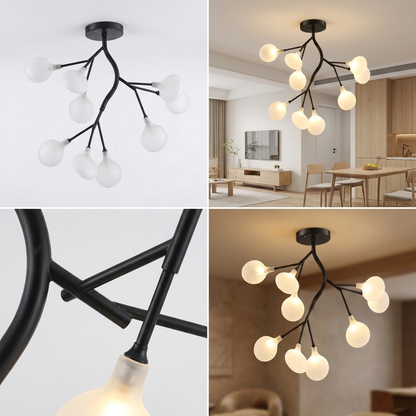 Firefly Multi-Head LED Chandelier - room context