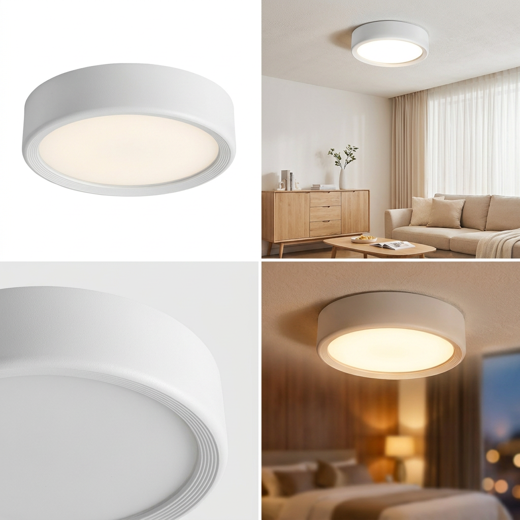 Nordic LED Surface Downlight - front studio shot
