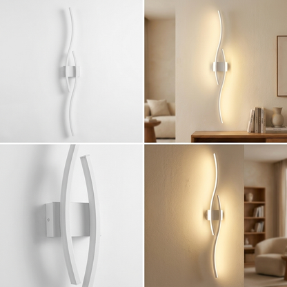 Modern Linear LED Wall Sconce - detail shot
