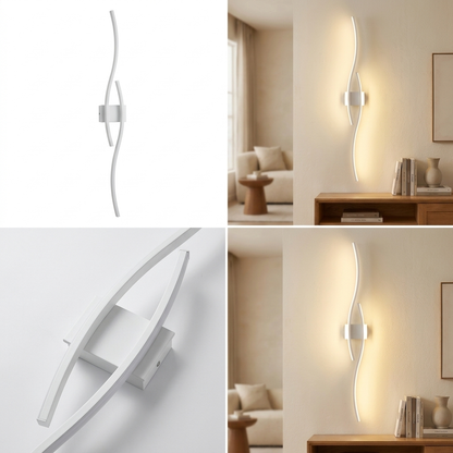 Modern Linear LED Wall Sconce - room context