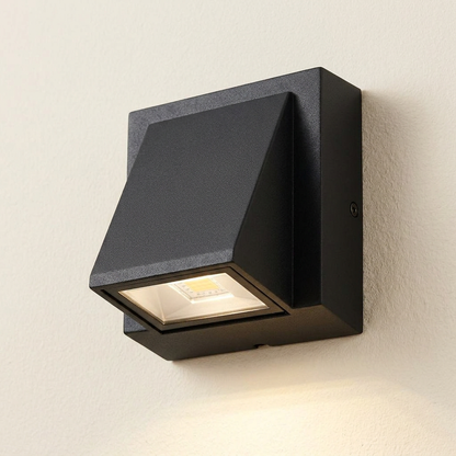 Compact Modern LED Wall Sconce - installation angle