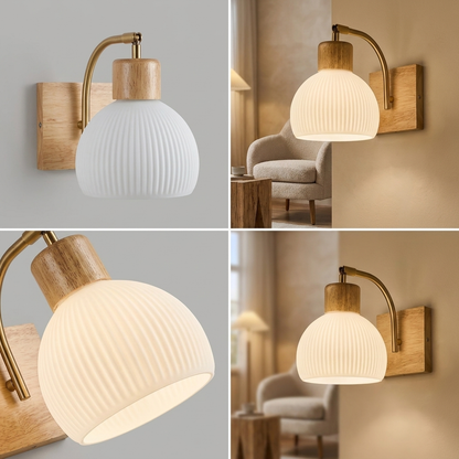 Nordic Globe LED Wall Sconce - room context