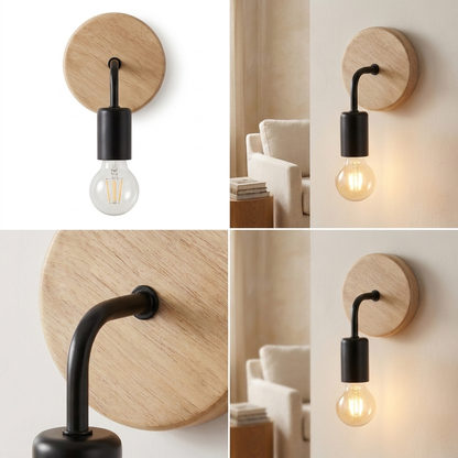 Retro LED Wall Sconce - room context